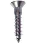 Number 12 By One And A Half Inch Flat Head Wood Screws With Phillips Drive Type 316 Marine Grade Stainless Steel Partial Thread