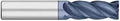 VI-Pro Next Level Variable Index Solid Carbide End Mill, 4 Flute, ALCRO-Max Coated, side view showing cutting flutes