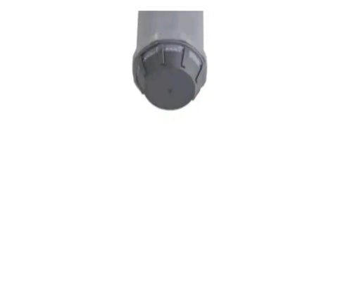 Premium Coffee Machine Water Tank Filter Nixes Hard Water Scale And Seriously Boosts That Roasty Flavor While Keeping Your Daily Grind Smooth As Silk For Serious Coffee Lovers Everywhere top view of gray water filter cartridge.