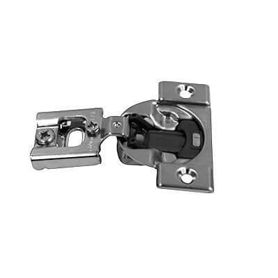 Compact Half Inch Soft Close Overlay Hinge Blumotion For Face Frame Cabinets With 3 Way In Out Cam Adjustment Screw On Mount Pack Of 50 Hinges 25 Pairs Blum front view