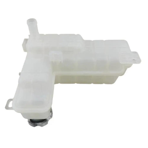 Heavy Duty Auxiliary Coolant Reservoir With Slick Precision Fitment And Beefy Corrosion Resistant Construction For BYD E1 E5 Yuan EV Electric Rides And Daily Commutes, clear plastic tank.