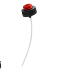 Replacement Cap And Insert For Water Tank For Various Carpet Cleaners Compatible With Models 2505 3624 2458 2891 BGSS1481 And 3194 Easy Fit No Fuss Replacement Improves Performance And Efficiency, black plastic cap with red insert and tube