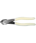 Hi Viz Glow In The Dark 8 Inch Diagonal Cutting Pliers with Angled Head and Short Jaws, high leverage gear for tight spaces, glow handles