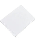 Top Shelf Blank White PVC ID Cards Featuring Fly Smudge Proof Coating Built For Hassle Free Epson Canon Inkjet Printing Crisp Portraits And Text Every Time Zero Drama Setup Gets You Business Running Fast - flat white card viewed from above