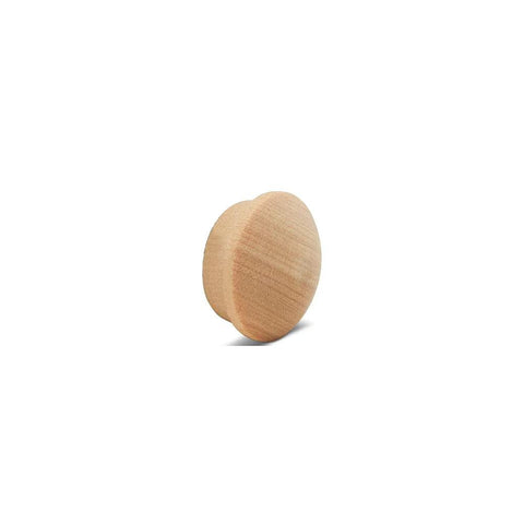 Three Eighth Inch Maple Wood Hole Plugs Pack Of 100 Button Top Plugs For Concealing Screw Holes With Tapered Fit And Decorative Mushroom Top Finish