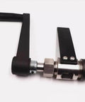 9/16 in coning tool with black handle and metal shaft, side view