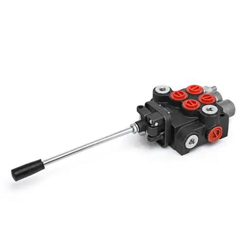 Heavy Duty Dual Spool Hydraulic Joystick Valve For Double Acting Cylinders With 11 GPM Flow And 3600 PSI Range