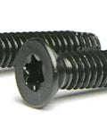 Trailer Floorboard Screws Quarter Inch 20 Thread Cutting Flat Head Torx T30 Drive Black Phosphate Finish for Rust Resistant