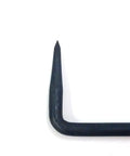 Straight Up Heavy Duty Metal Scriber Constructed From Tempered Alloy Steel For Precise Layout Work In Tricky Spots With A Knurled Handle For Sure Grip On Any Job Site close-up of scribing tool tip with a sharp point.