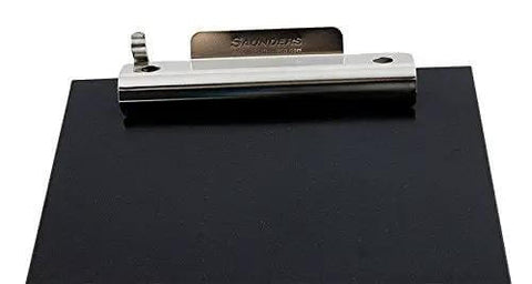Black Dual Layer Metal Clipboard Folio With Storage For Letter Size Papers Privacy Nursing Clipboard And Office Paper Organizer