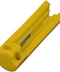 Pro Grade Door Hinge Pin Remover Tool For Stuck Pins with yellow durable plastic handle and heavy duty steel pin, Made in USA