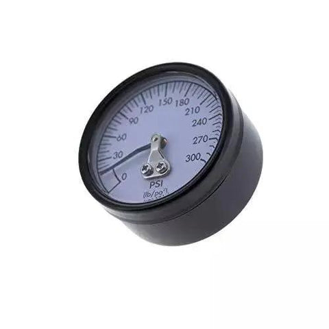 Replacement Pressure Gauge A18885 Built Tough For Dewalt Air Compressors D55146 D55171 D55695 D55371 D55149 Nails showing PSI readings.