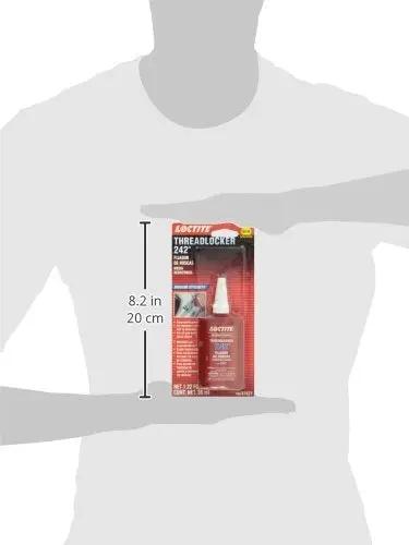 Blue Thread Locker 242 Adhesive For Fast, Secure Thread Bonding In Automotive, Machinery, And Home Projects, 36 Ml Bottle shown in hand
