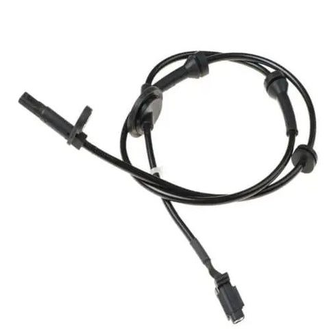 Upgraded Rear Left Wheel Speed Sensor With Reinforced Hall Effect Chip For Straight Bolt On Fits And Zero Warning Light Headaches On Hyundai Kona Kia Soul Ev Ioniq And Niro 2017 To 2023 Models, showing black sensor wiring.