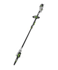 Cordless Pole Saw for Tree Trimming With Telescopic Reach and LED Cut Line Indicator, Model PS1000, shown extended with 10 in bar.