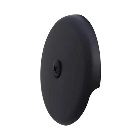1-3/8 Inch Fine Thread Twist And Close Bathtub Drain Trim With One Hole Overflow Faceplate Matte Black 1 Pack Replacement Kit