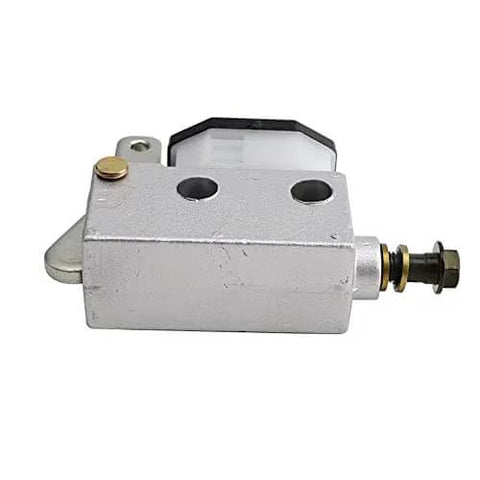 Side view of Disc Brake Master Cylinder Pump for Go Kart ATV UTV Four-Wheeler Motorcycle Mods, Hydraulic Brake System Replacement, metal casing