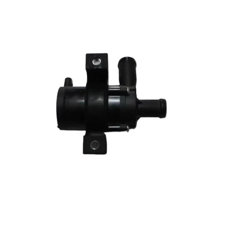 High Performance Model 1307010 Electric Water Pump, a compact black pump for electric vehicles, ensuring reliable coolant flow.
