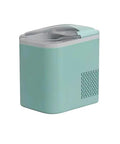 Portable Ice Maker with Self Cleaning System and Scoop Delivers Fresh Ice in Under 6 Minutes for Any Countertop Vibes, green compact design