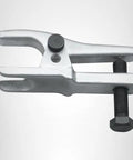 GearWrench ball joint separator tool, steel with forked jaws and adjustable screw.