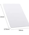 Cr80 Pvc Blank Id Cards No Chip Bulk Lot 85.5mm x 54mm smooth matte finish for Zebra Fargo printers.