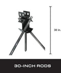 Cross Drive Rock Anchor 59110N With 30 Inch Rod For Solid Rock Installation Within 1 Inch From Base Swivel Tension Head