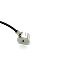 Compact Button Load Cell 5Kg Compression Sensor For Tight Spaces High-Accuracy Microsensor With 1.0-2.0 mV/V Sensitivity Stainless Steel 17-4PH Ideal For Touch Testers Phone Screen Force Fingerprint Button Robot Gripper 18 Months Warranty, small silver compression load cell with cable
