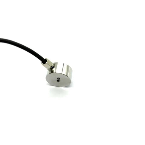 Compact Button Load Cell 5Kg Compression Sensor For Tight Spaces High-Accuracy Microsensor With 1.0-2.0 mV/V Sensitivity Stainless Steel 17-4PH Ideal For Touch Testers Phone Screen Force Fingerprint Button Robot Gripper 18 Months Warranty, small silver compression load cell with cable
