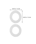 Stainless Steel Door Knob Spindle Repair Kit With Flat Washers And Anti Loosening Shims For Home And Office 100 Pack Corrosion Resistant Heavy Duty Door Handle Stabilizers Extend Life, 0.47 in washers