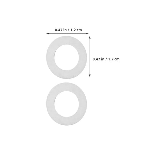 Stainless Steel Door Knob Spindle Repair Kit With Flat Washers And Anti Loosening Shims For Home And Office 100 Pack Corrosion Resistant Heavy Duty Door Handle Stabilizers Extend Life, 0.47 in washers