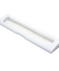 Upgraded Lifetime Pantry Drawer Door Cover Replacement For Fridge Heavy Duty Door Panel Kit W10827015, white, angled view