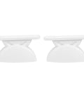 Premium 2 Pack White Rv Door Stop Retainer Tool For Motorhomes And Travel Trailers, durable plastic, ensures doors stay open.