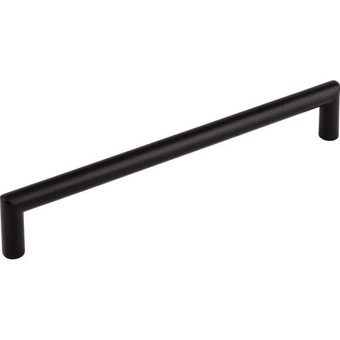 Kinney Pull Flat Black Eight Inch Cabinet Pull Lynwood Collection With Seven And Nine Sixteenths Inch Center To Center Mounting Holes