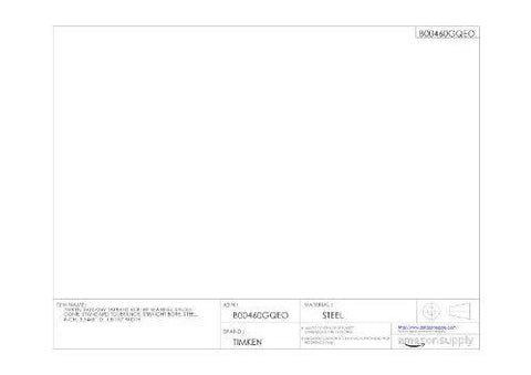 Technical drawing of Heavy Duty Tapered Roller Bearing Cone Inner Ring, Model JH217249, showing dimensions and material specifications.