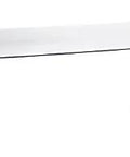 Clear Acrylic Sneeze Guard for 25 Inch Display with metal legs, portable and adjustable food display shield, lightweight for buffets.