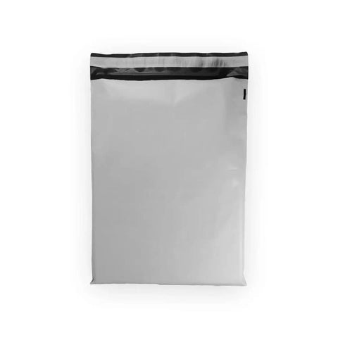 Image of 5 Pack 12 X 16 White Large Poly Mailers Size Five 1.7 Mil Self Sealing Shipping Bags Puncture Tamper And Water Resistant