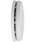 Side view of 10 Year Battery Powered Photoelectric Smoke And Carbon Monoxide Detector with No Fuss Setup Easy Install Loud Alarm