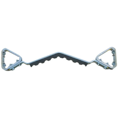 Padded Fixed V-Rung Mount With Grippy Rubber Grip For Wood Metal Or Concrete Poles Attaches To Steel V-Rung Pre-Pierced Fiberglass Top Rail Ready