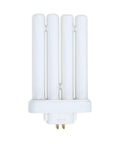 27W Dope Natural Daylight Spectrum CFL Bulb For Verilux Happy Eyes 6500K White 1 Pack GX10Q 4 Pin Base T4 Shape Energy Efficient Lamp