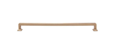Ascendra 12 Inch Center To Center Pull In Honey Bronze From Transcend Collection Cabinet Hardware, Overall Length 12 5/8 Inches, Model TK708HB