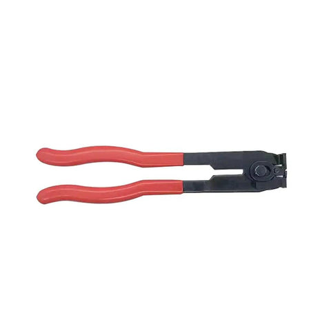 CV Joint Axle Boot Clamp Pliers Kit With 20Pcs Stainless Steel Universal Adjustable Axle Boot Bands For CV Joints Drive Axle Shaft Crimp Clamps Great For DIYers Fits Most Cars, showing pliers tool with red handles.