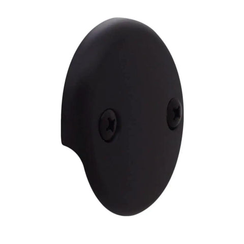 2-hole faceplate with brass screws from Tubular Bathtub Waste And Overflow Assembly With Tip Toe Drain, oil rubbed bronze finish
