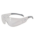 Heavy Duty Polycarbonate Safety Glasses With Scratch Resistant Clear Lenses Shield Eyes From Splashes And Debris Built Damn Tough for rugged job sites.
