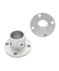 Pro Grade Long Sleeve Round Flanged Mount Shaft Supports For Linear Motion Automation Components Oval 13mm Diameter Easy Install