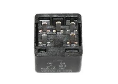 GM Genuine Parts 15 81106 13503103 Multi Purpose Relay for Chevrolet Buick GMC Cadillac, black cube design, top view.