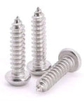 Close-up of Button Head Socket Cap Screws Set For Sheet Metal And Wood M4 X 35mm 60 Pieces 304 Stainless Steel 18-8 Hex Drive