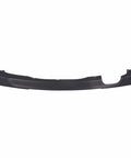 Side view of BMW F31 3-Series rear diffuser trim, plastic, black.