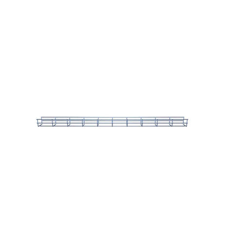 Built Tough Silver Steel Wire Mesh Cable Tray Kit Electro Zinc Plated Finish eight piece set 118 inch long for ceiling mount.