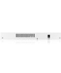 Back view of 8 Port 2.5G Unmanaged Switch With 10G SFP Plus Uplink, Plug And Play, Fanless Desktop Ethernet Splitter For Fast NAS Transfers