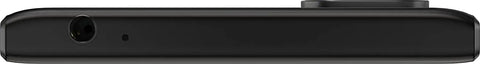Unlocked Android Phone With Physical Keyboard And Speed Switch Smooth Flick Typing Sleek Silver Aluminum Build side view showing headphone jack.